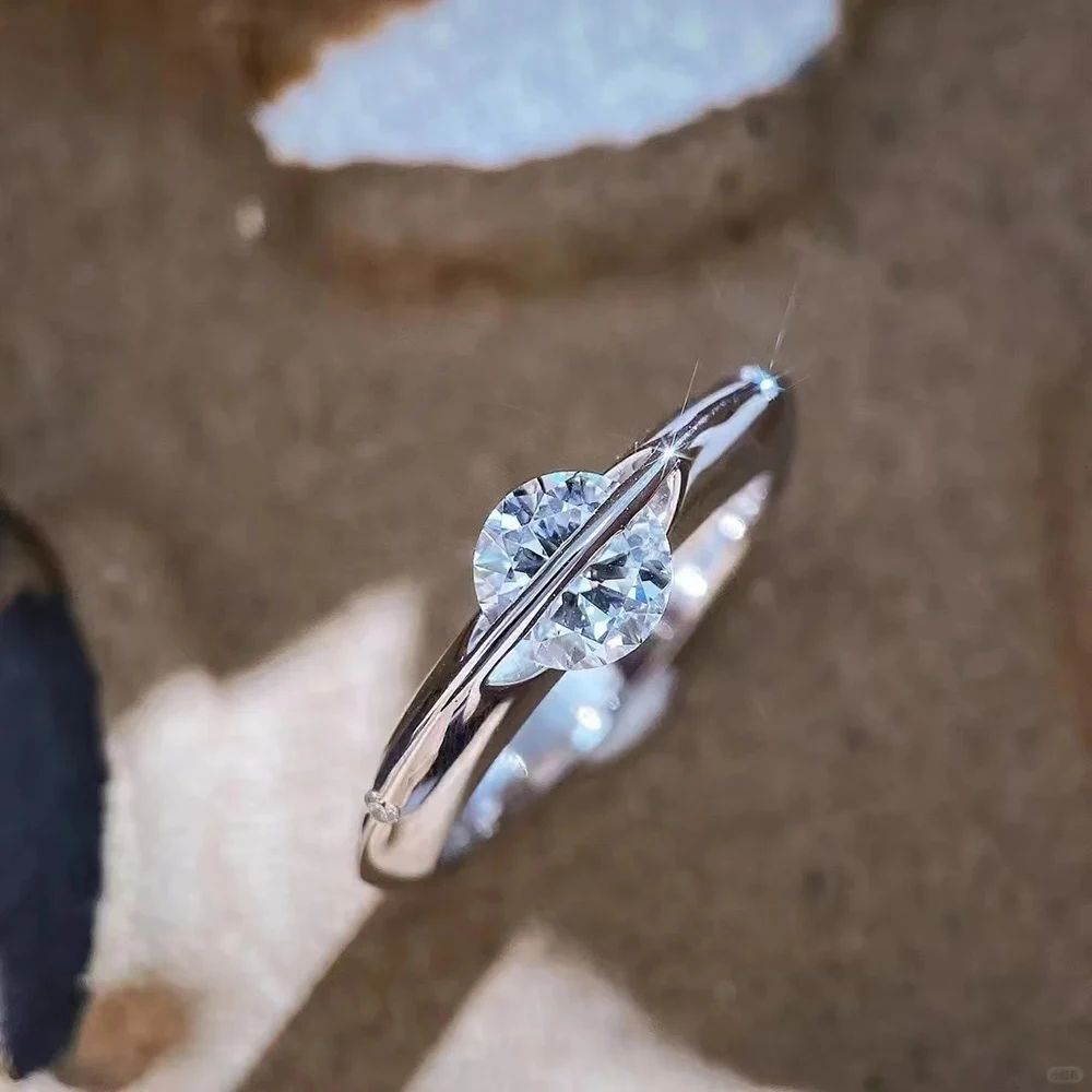 Anello Pianetario Moissanite