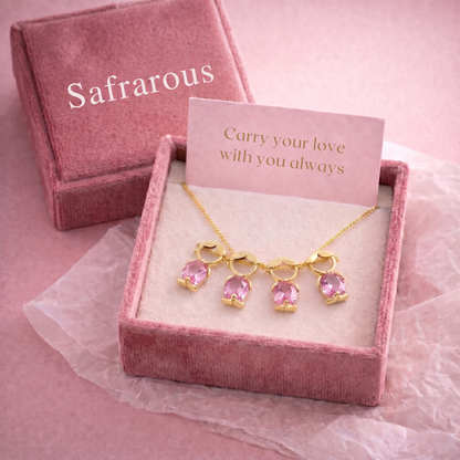 Mom and children necklace